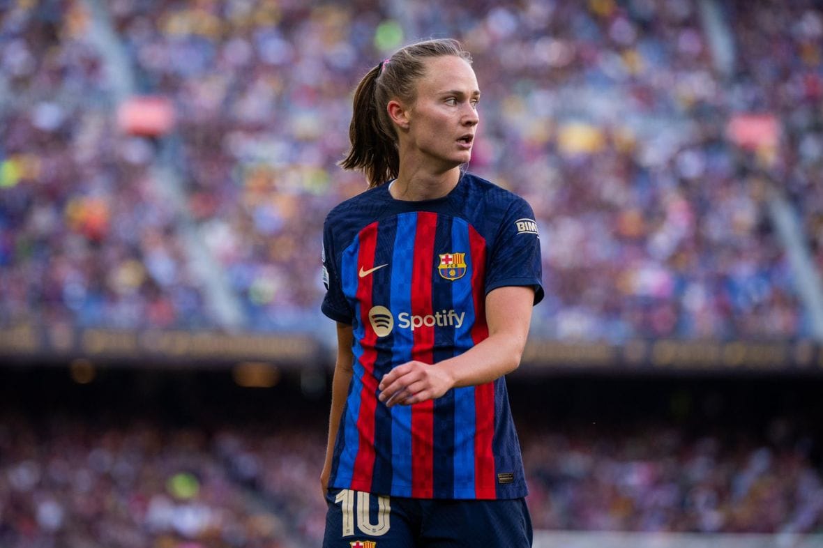 Caroline Graham Hansen partner? Rumours on Caroline Graham Hansen relationship. Caroline Graham Hansen Marta Torrejón & Caroline Graham Hansen husband query. Has Hansen won a Ballon d’Or?